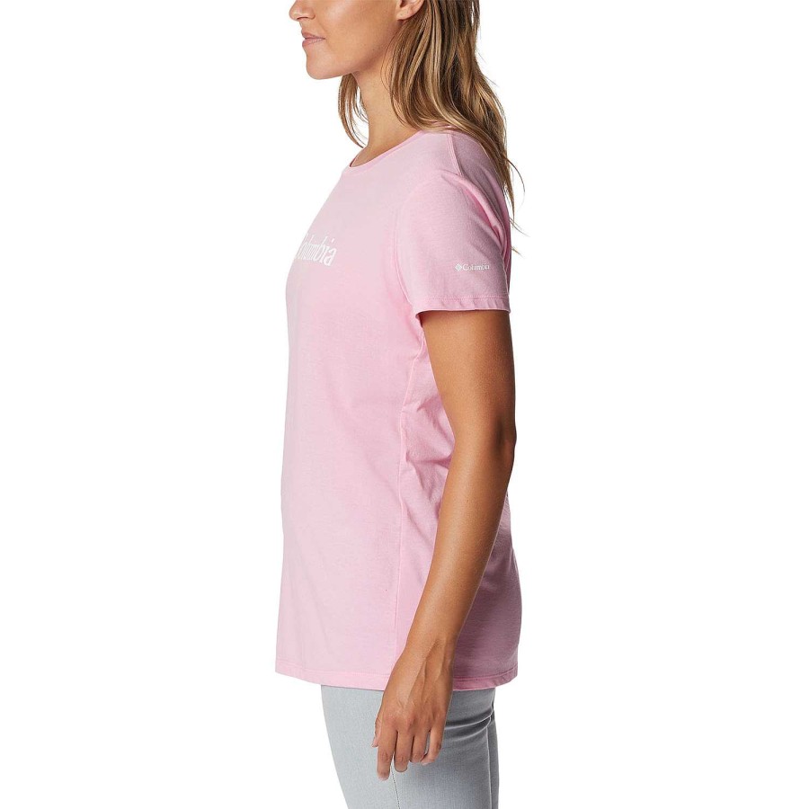 WOMEN Rockford T-shirts | Women's Short Sleeve T-shirt Columbia Trek Ss Graphic Tee Columbia (679) Wild Rose