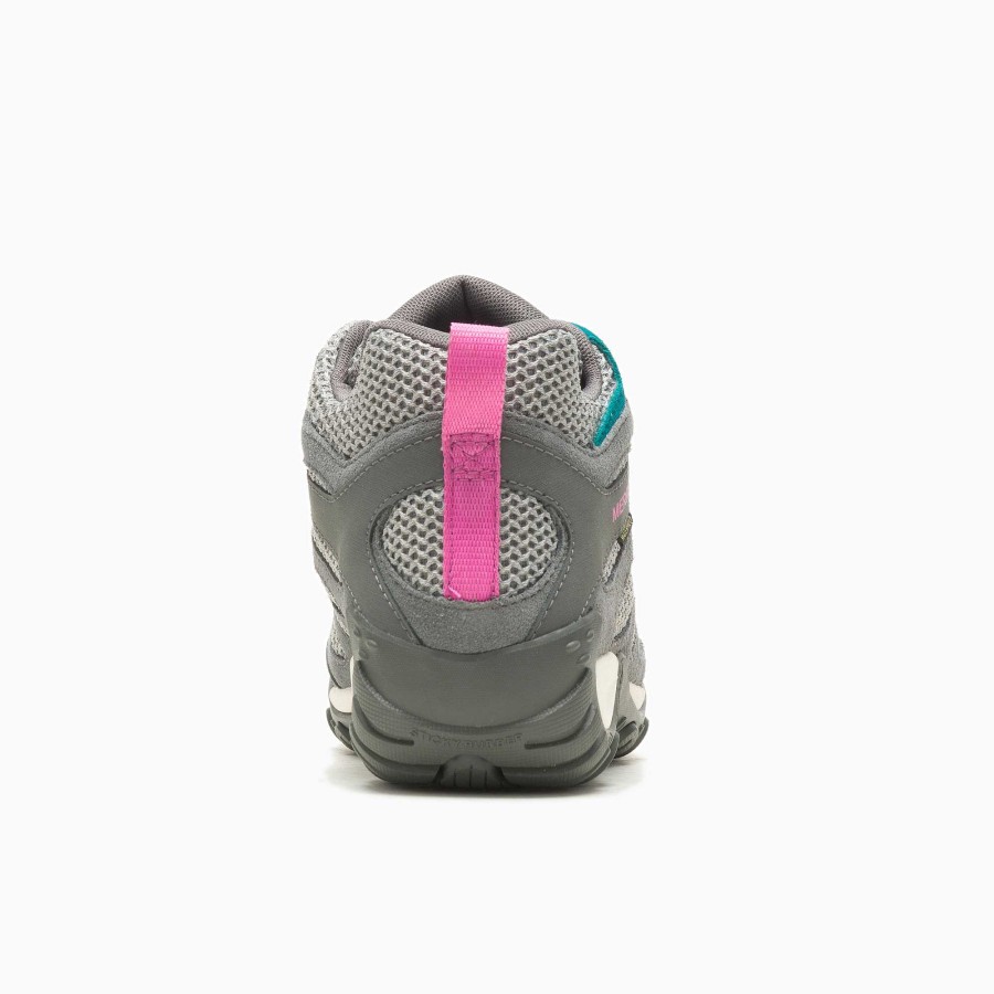 WOMEN Rockford Ankle boots | Yokota 2 Mid Waterproof Women's Ankle Boot Gray Merrell Rock