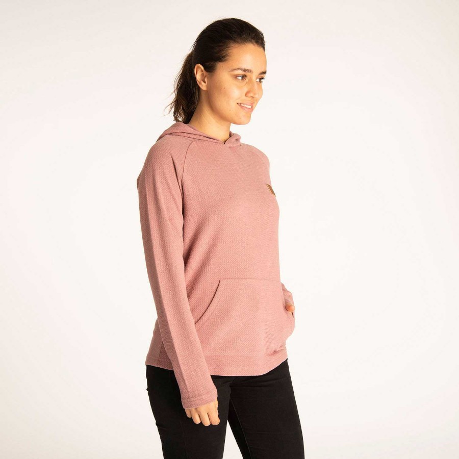 WOMEN Rockford Polerones | Poleron Mujer Sun Hoodie Ash Rose