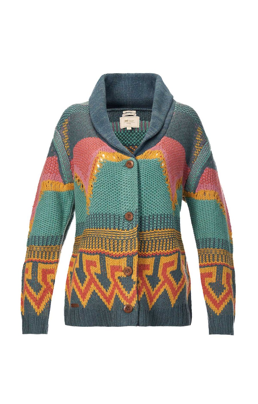 WOMEN Rockford Vests and Sweaters | Kala Women's Sweater Organic Cotton Denim