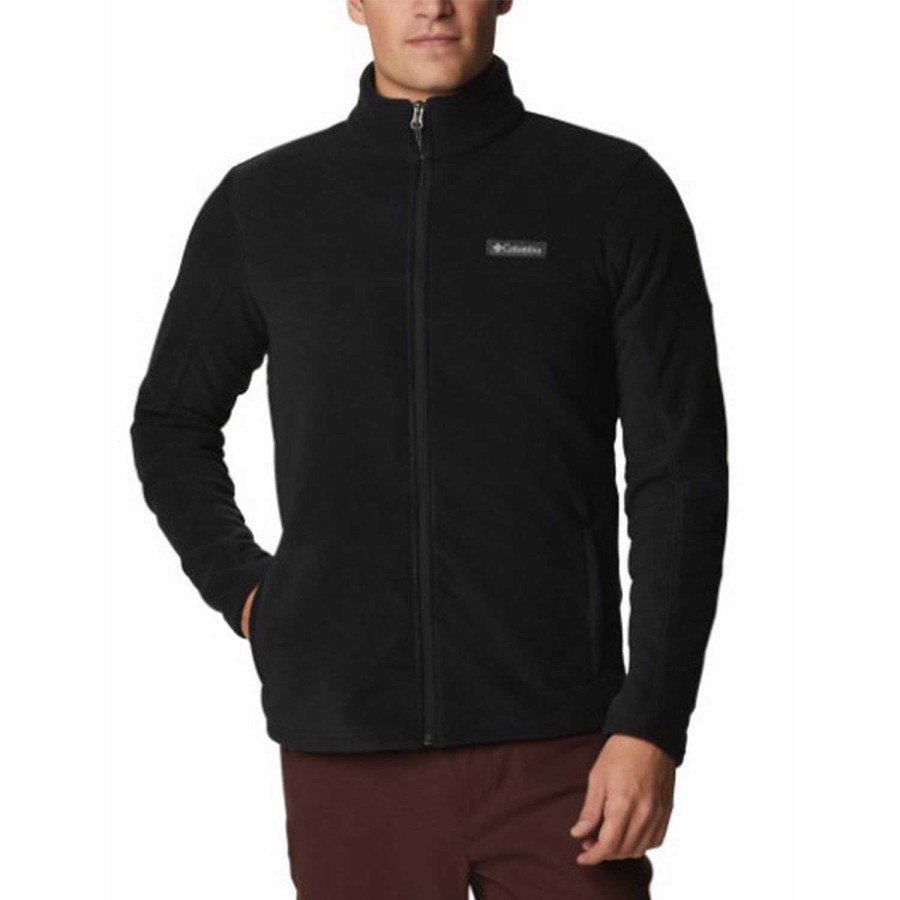 MEN Rockford Fleece and Softshells | Basin Trail III Full Zip (010) Black