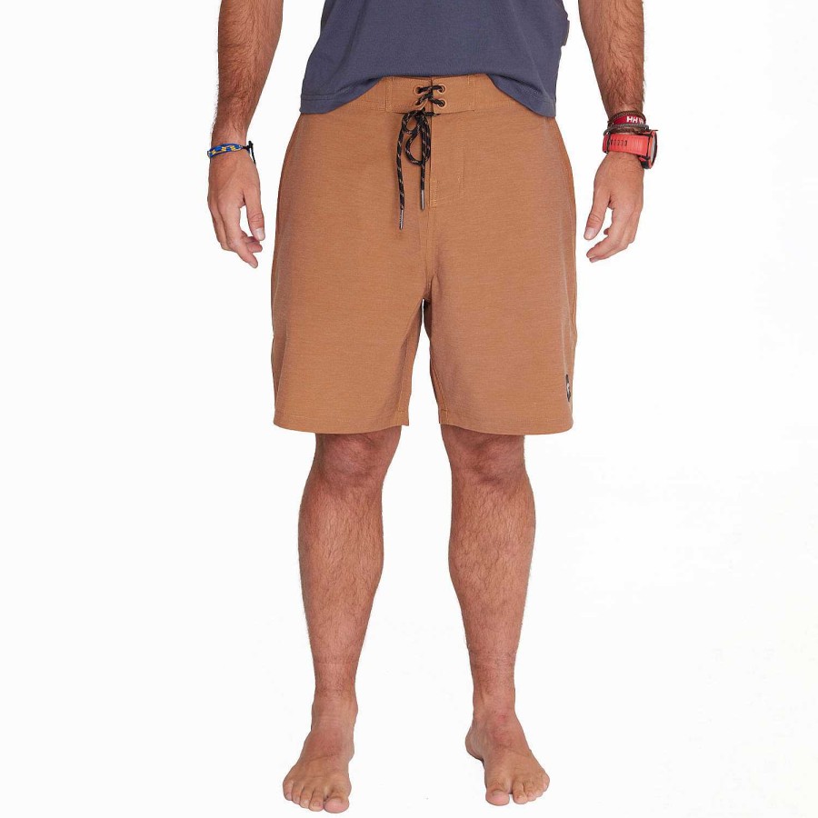 MEN Rockford Swimsuits | Men's Boardshort Swimsuit Caramel Merrell Cathay Spice