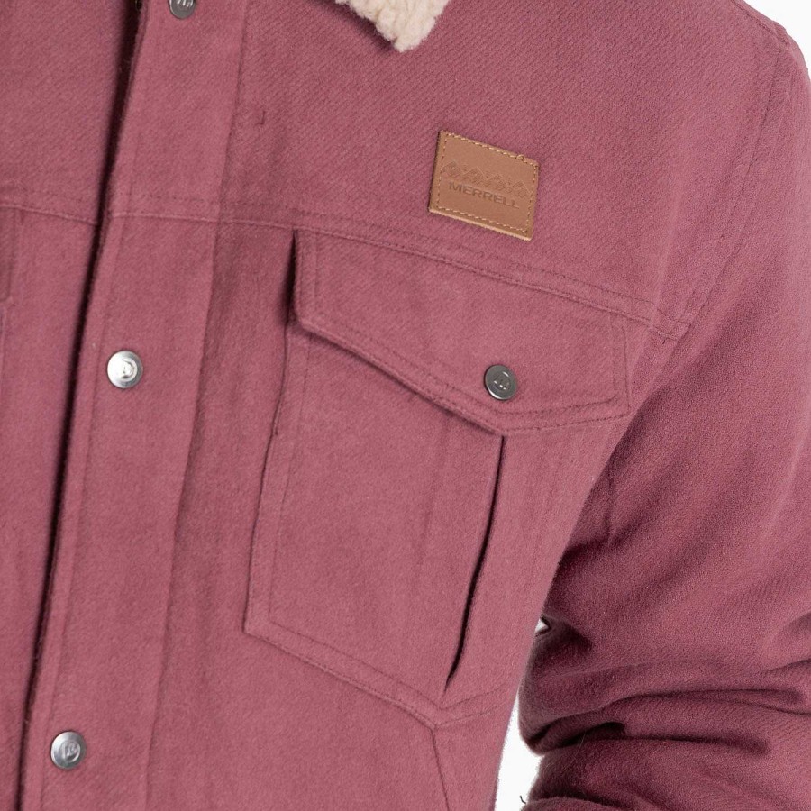 MEN Rockford Jackets and Parkas | Vibe Men's Jacket Dark Cherry