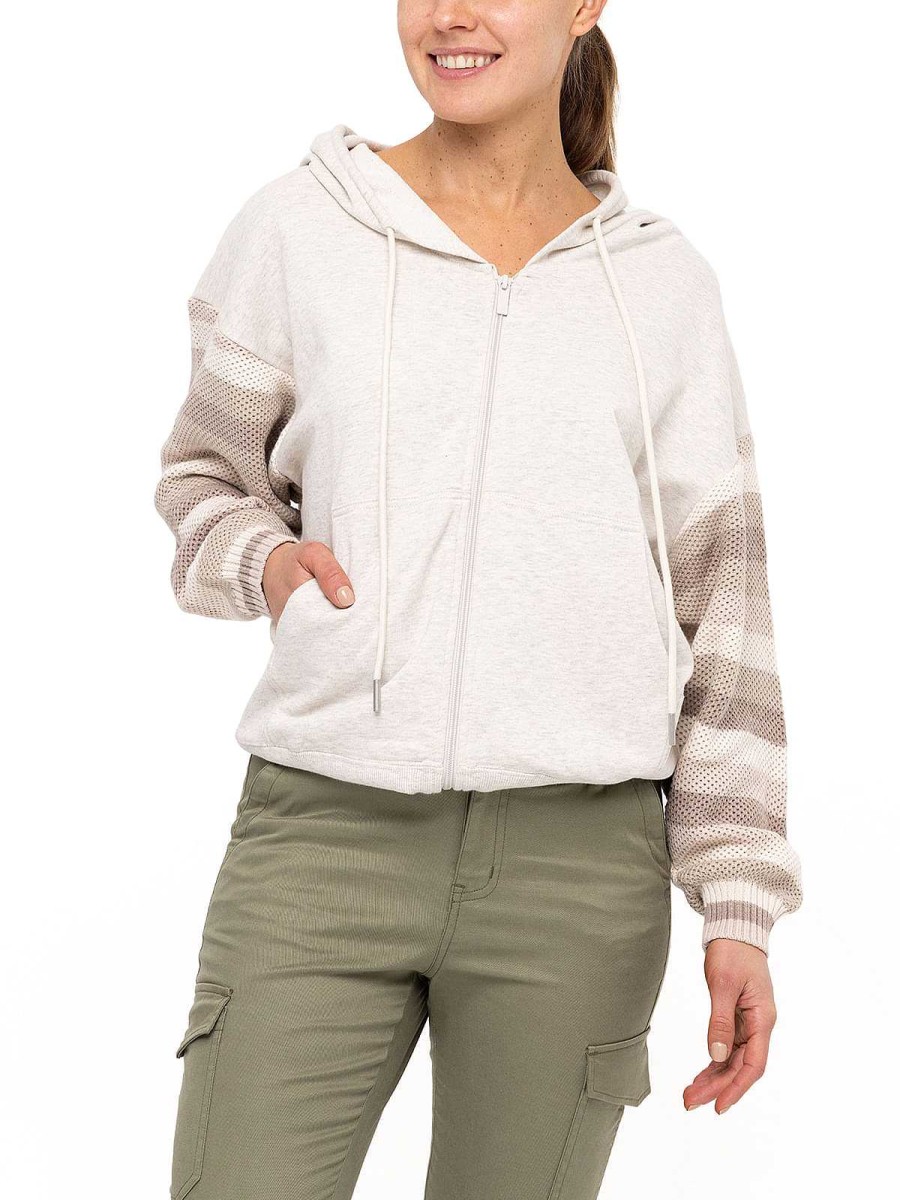 WOMEN Rockford Polerones | Women's Organic Cotton Sweater This Beige Rockford Raw