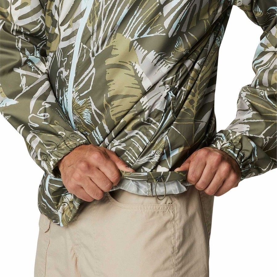 MEN Rockford Jackets and Parkas | Flash Challenger Novelty Windbreaker (397) Stone Green