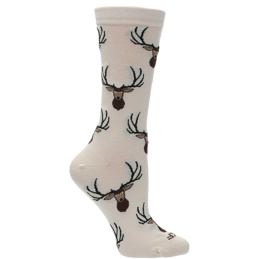 WOMEN Rockford Socks | Women's Bamboo Socks Elk Cream Rockford Cream