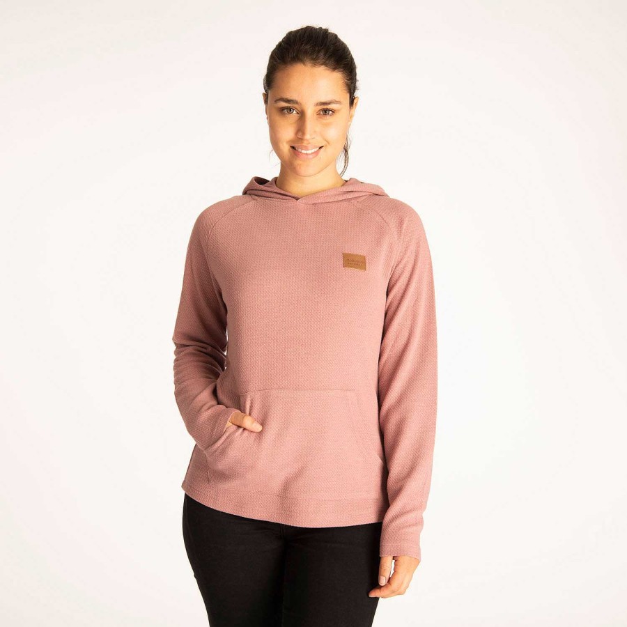 WOMEN Rockford Polerones | Poleron Mujer Sun Hoodie Ash Rose