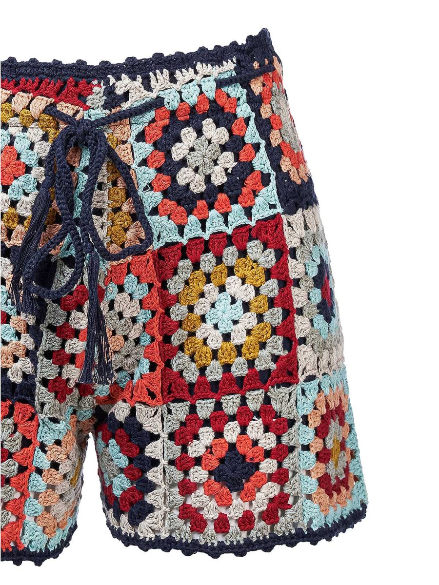 WOMEN Rockford Skirts and Shorts | Women's Organic Cotton Shorts Bourget Red Rockford Multicolored