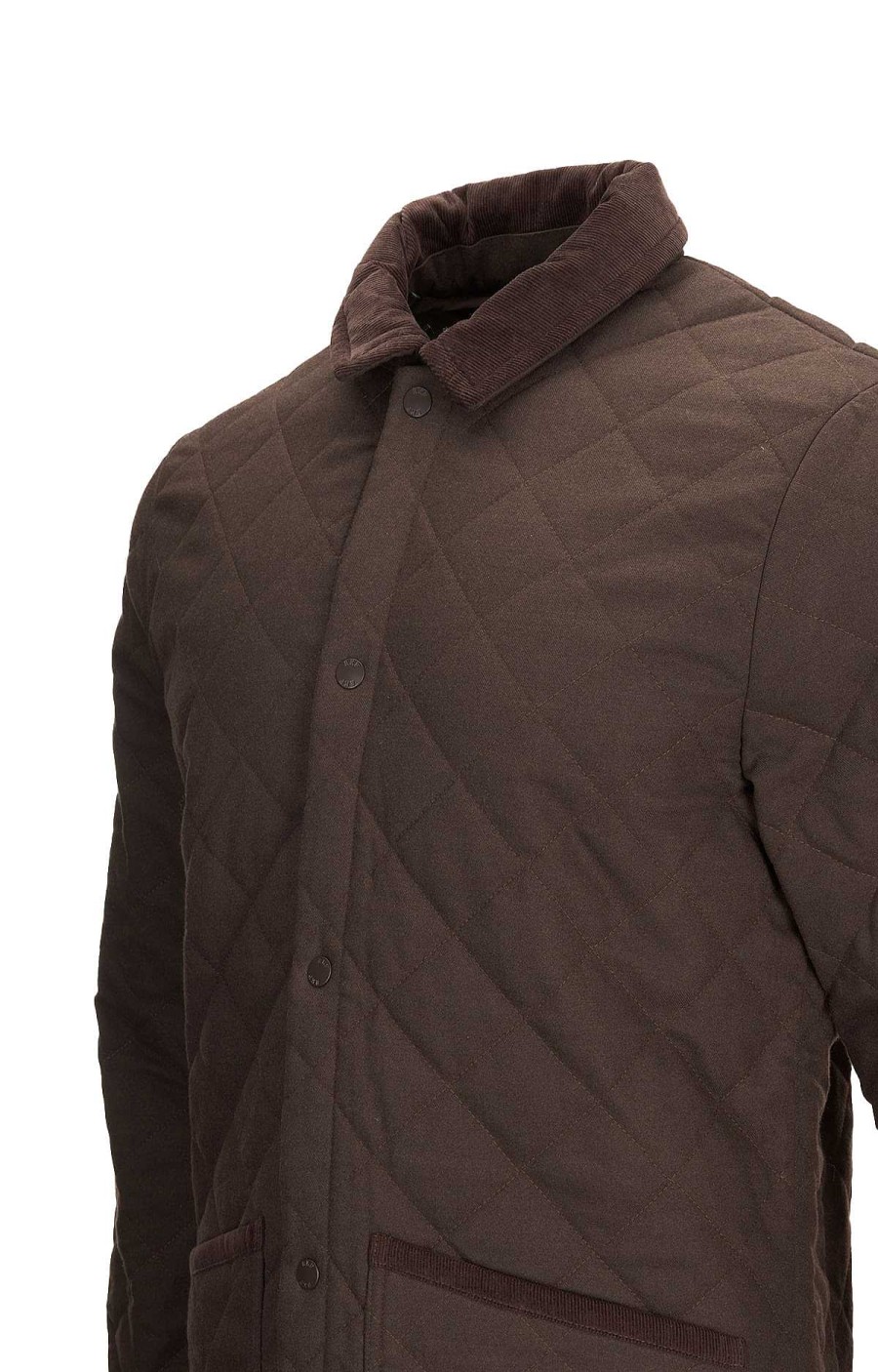 MEN Rockford Jackets and Parkas | Stitch Thermore Men's Jacket Coffee