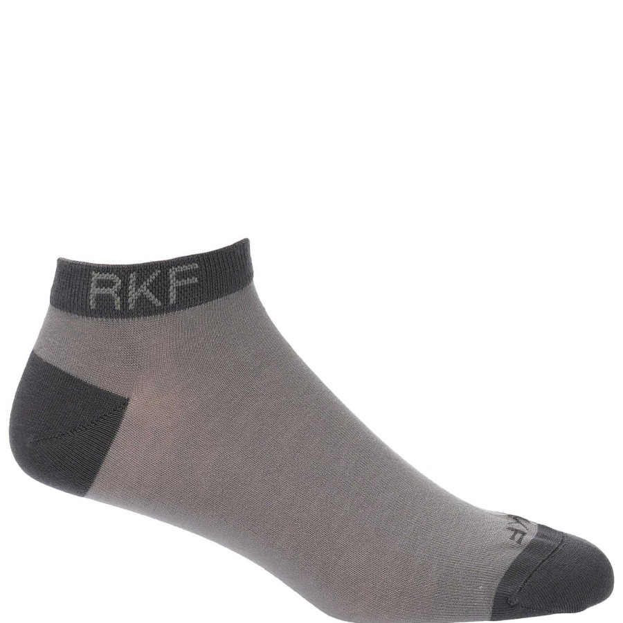 MEN Rockford Socks | Men's Bamboo Sock Ped Plain Rkf Gray Rockford Flock