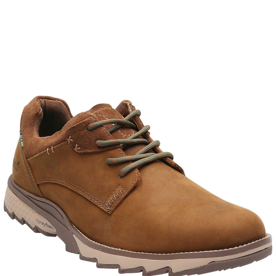 MEN Rockford Shoes | Banff Men's Shoe Dk Brown