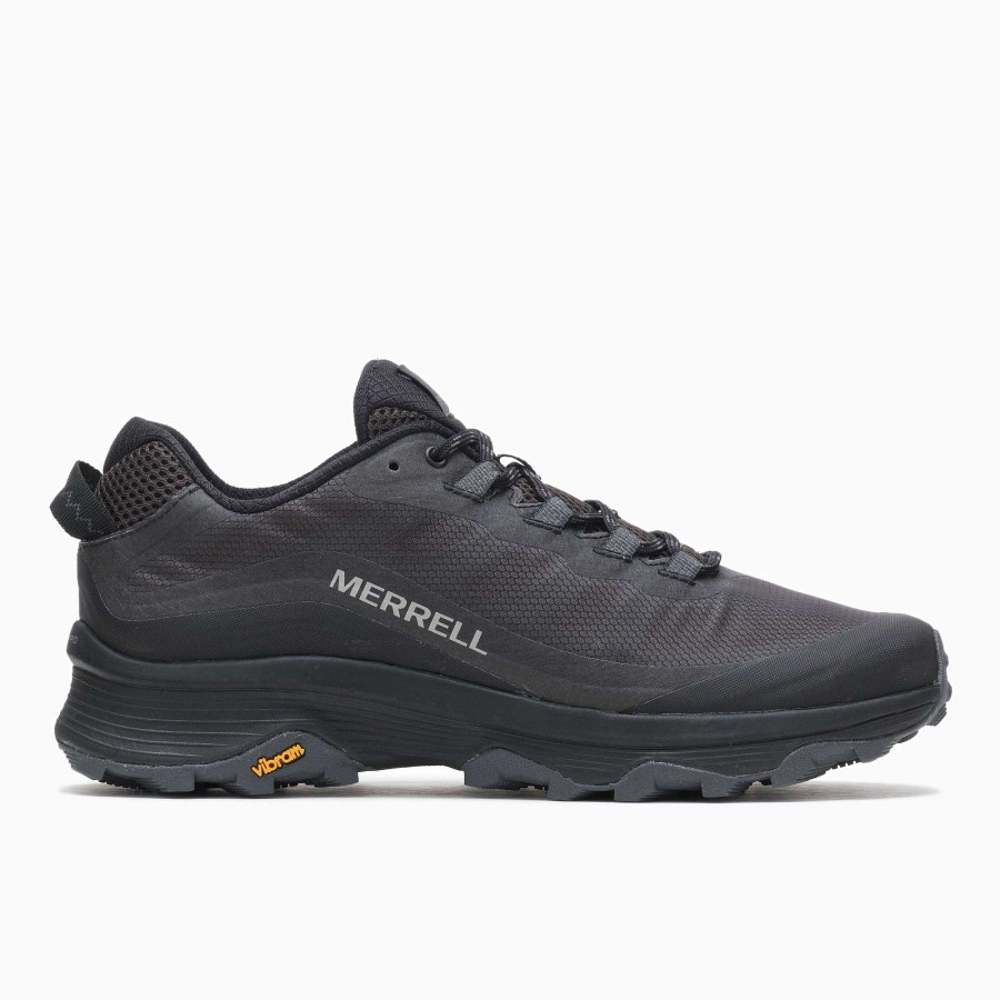 MEN Rockford See All | Moab Speed Men's Sneaker Black Merrell (A2) Black/Asphalt