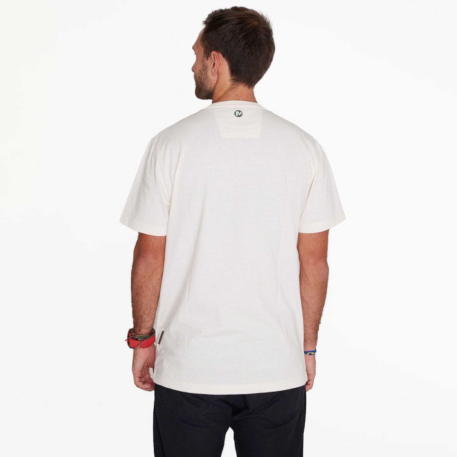 MEN Rockford T-shirts | Men's T-shirt Short Sleeves White Merrell Cloud Dancer