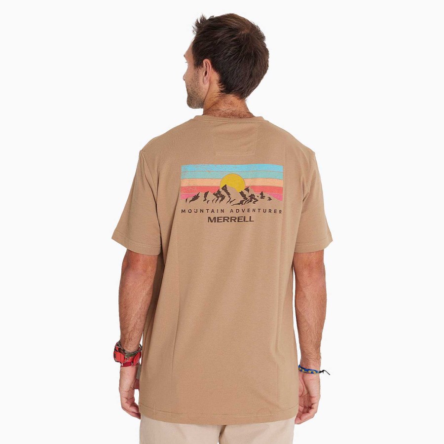 MEN Rockford T-shirts | Men's T-shirt Short Sleeves Camel Merrell Sephia Tint