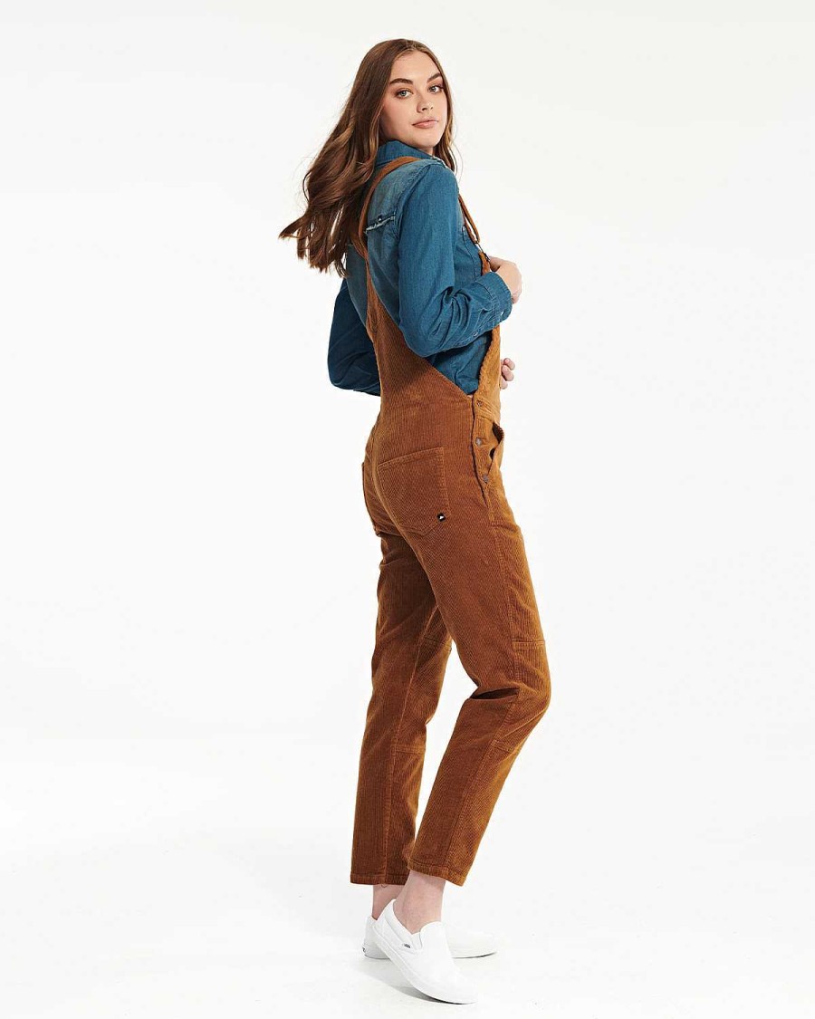 WOMEN Rockford Dresses and Jumpsuits | Women's Planter Foundation Corduroy Overall Bronze[961