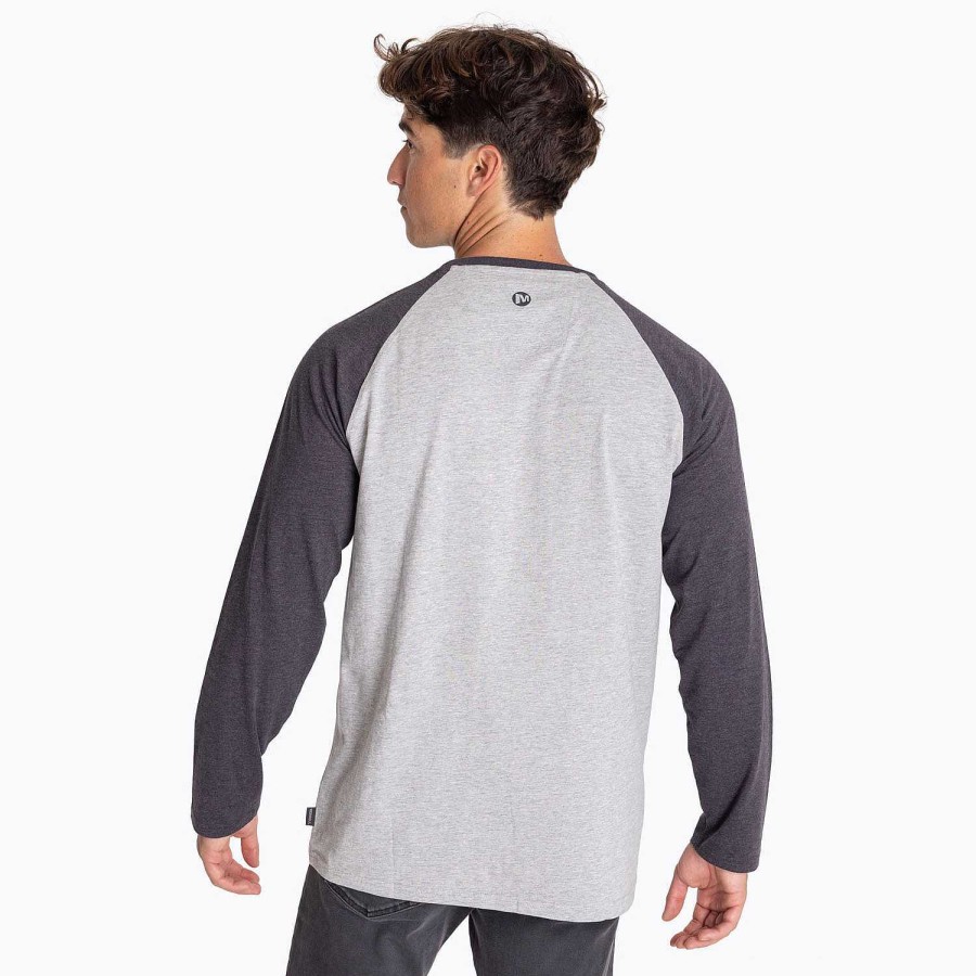 MEN Rockford T-shirts | Men's Raglan T-shirt Ash