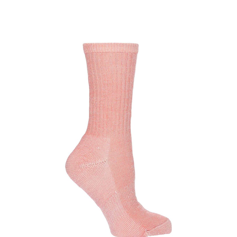 WOMEN Rockford Socks | Women's Merino Wool Socks Wl Heavyrib Rose