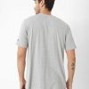 MEN Rockford T-shirts | Men's Casual Short Sleeve T-Shirt The Road Ahead Graphic Tee 7 Gray Cat Heather Gray