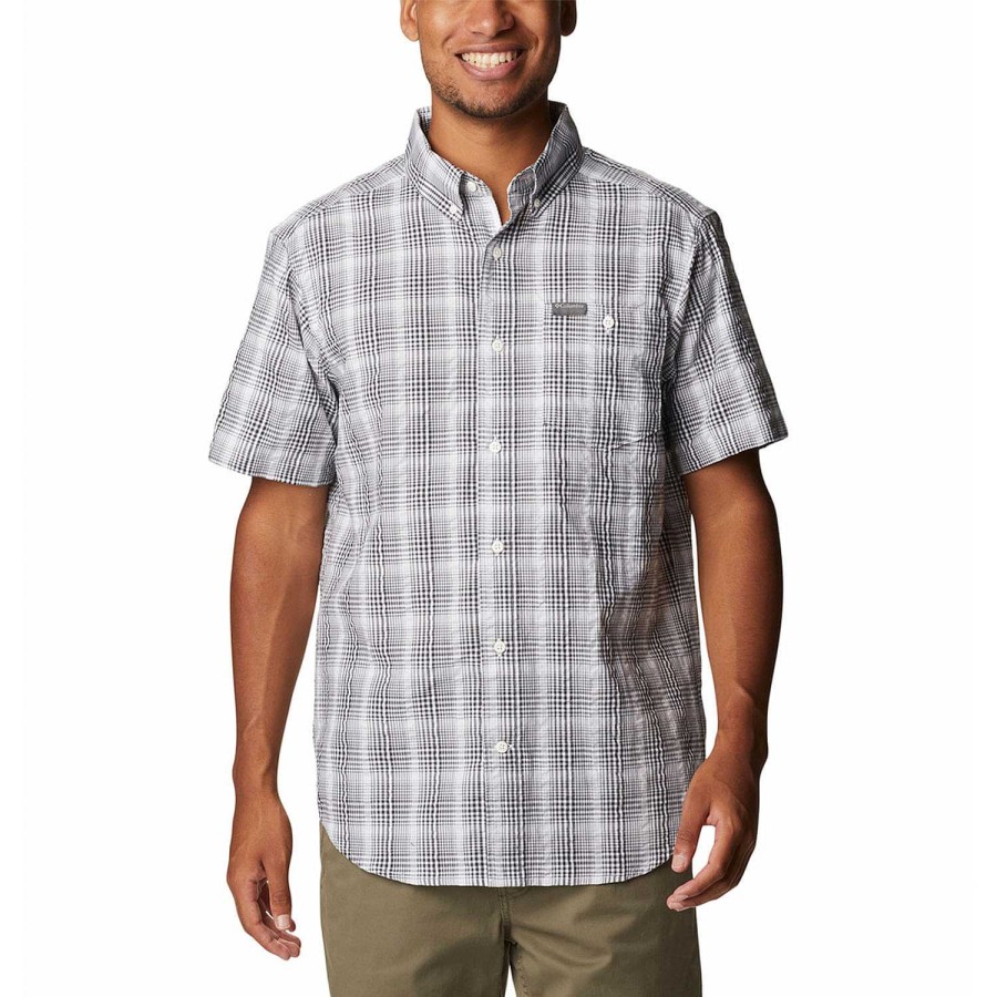 MEN Rockford Shirts | Brentyn Trail Ii Ss (024) City Gray