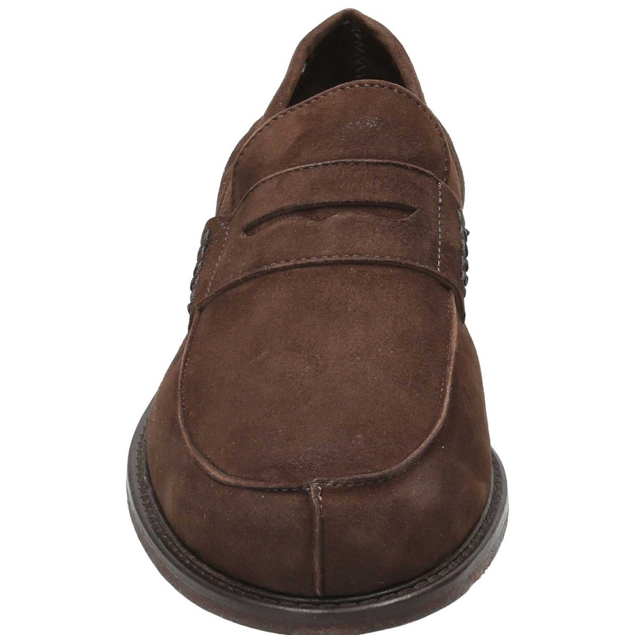 MEN Rockford Moccasins | Men's Cuero Mocasin Oglio Cafe Rockford Testa Di Moro