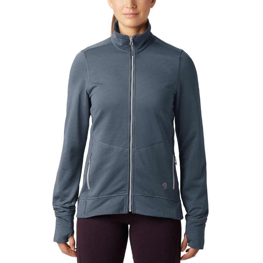 WOMEN Rockford Fleece and Softshells | Polar Women's Norse Peak Full Zip Jacket (441) Light Zinc