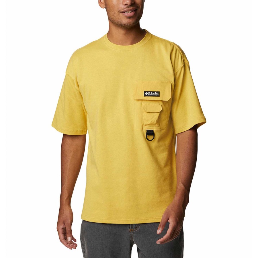 MEN Rockford T-shirts | Field Creek Doubleknit Short Sleeve (742) Golden Nugget