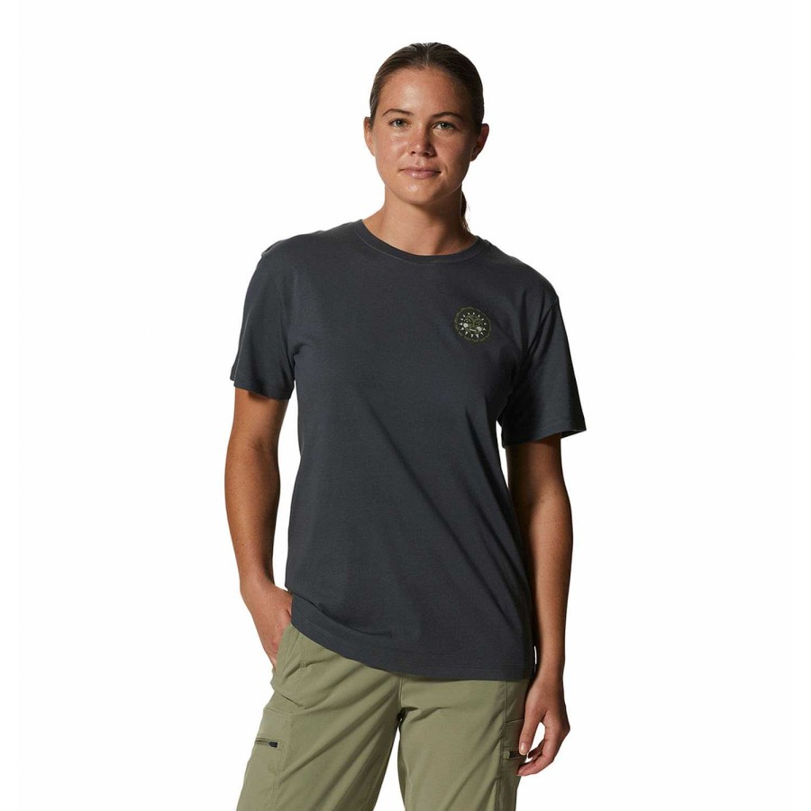 WOMEN Rockford T-shirts | Kea Earth Short Sleeve Tee (007) Volcanic