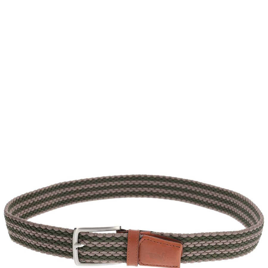 MEN Rockford Belts | Rf Tiglieto Men's Elastic Belt Color Rockford Multi