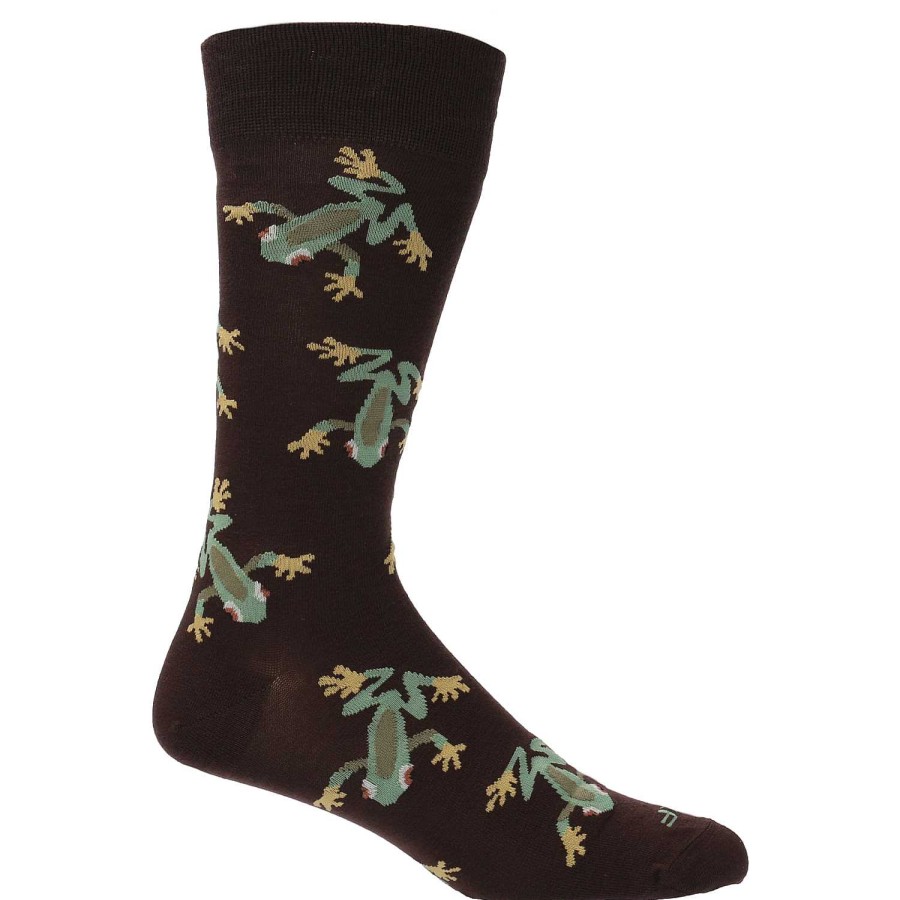 MEN Rockford Socks | Frog Cafe Rockford Men's Bamboo Socks Brown