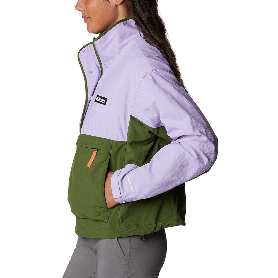 WOMEN Rockford Jackets and Parkas | Deschutes Valley Women's Windbreaker Jacket (337) Pesto