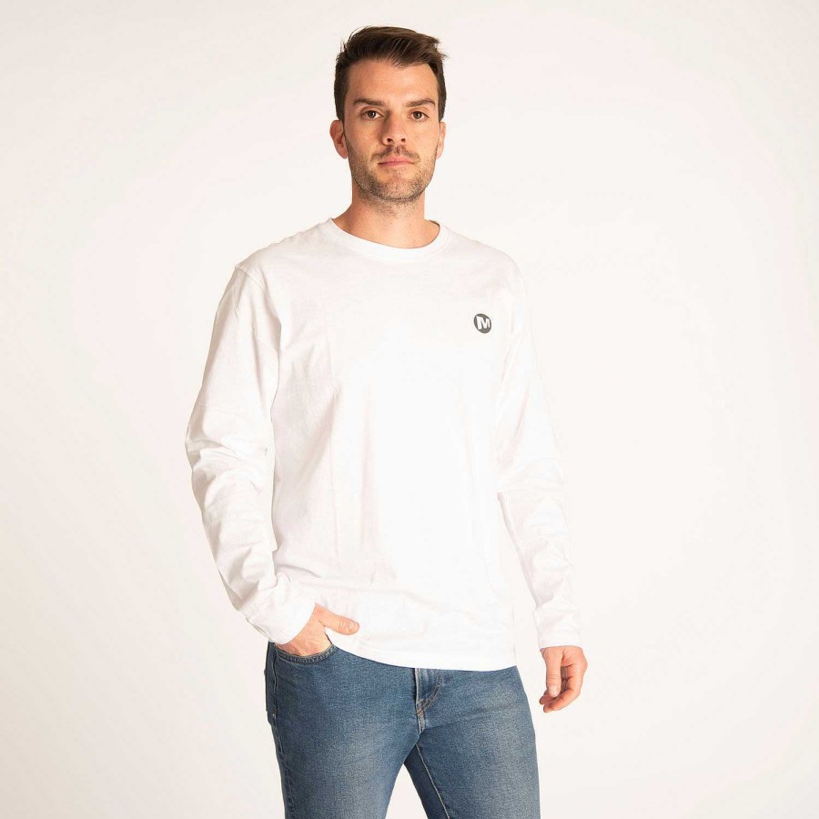 MEN Rockford T-shirts | Men's Work Long Sleeve T-shirt White