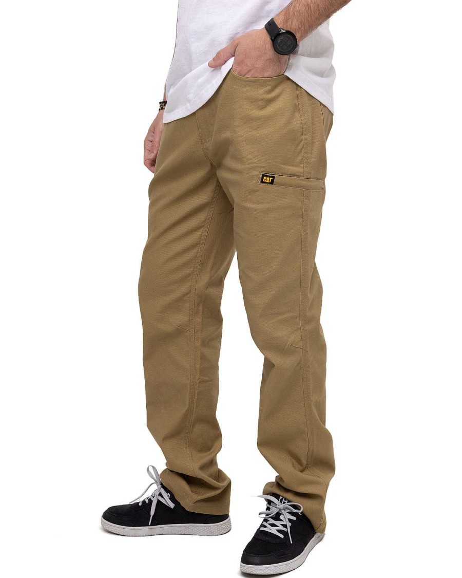 MEN Rockford Pants and Jeans | Men's Casual Pants Canvas Utility Pant Coffee Cat Kelp