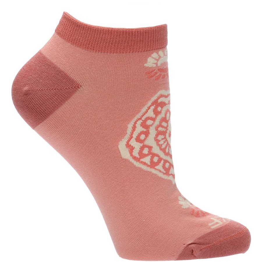 WOMEN Rockford Socks | Women's Bamboo Sock Ped Sun Pink Rockford Rose