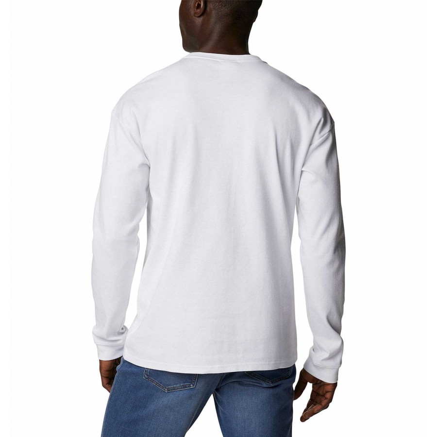 MEN Rockford T-shirts | Field Creek Doubleknit Long Sleeve (100)White