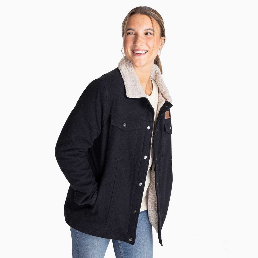 WOMEN Rockford Jackets and Parkas | Vibe Women's Jacket Jet Black