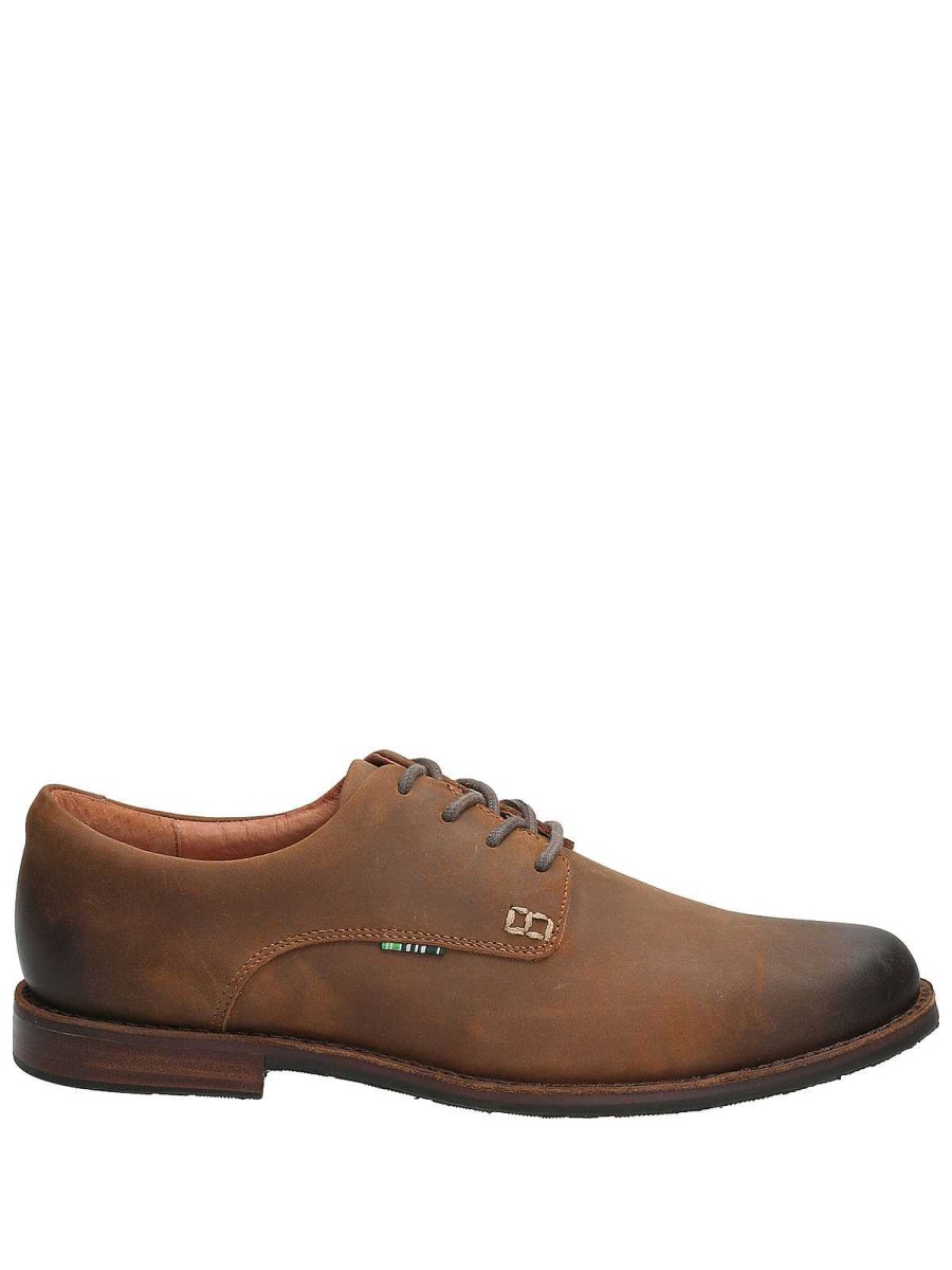 MEN Rockford Shoes | Men's Leather Shoe Harrow I Dark Brown Rockford Brown