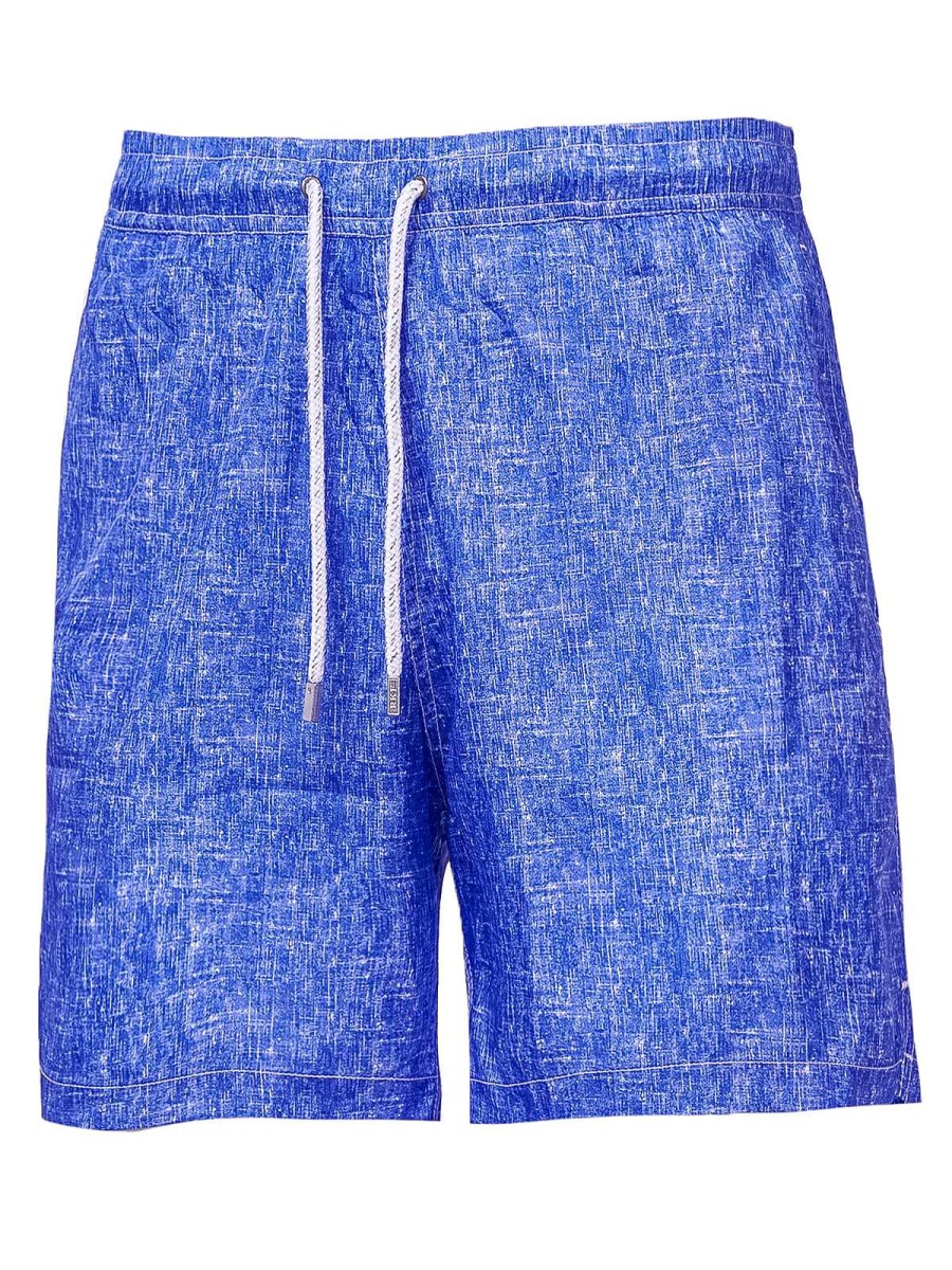 MEN Rockford Swimsuits | Men's Recycled Fibers Swimsuit Linen Blue Rockford Infinity