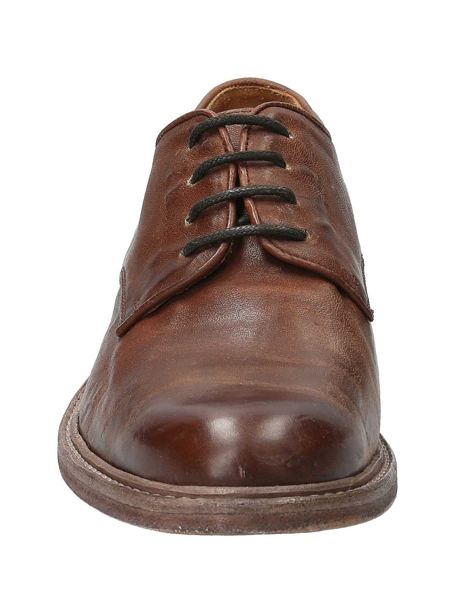 MEN Rockford Shoes | Men's Leather Shoe Corsini Dark Brown Rockford Brown