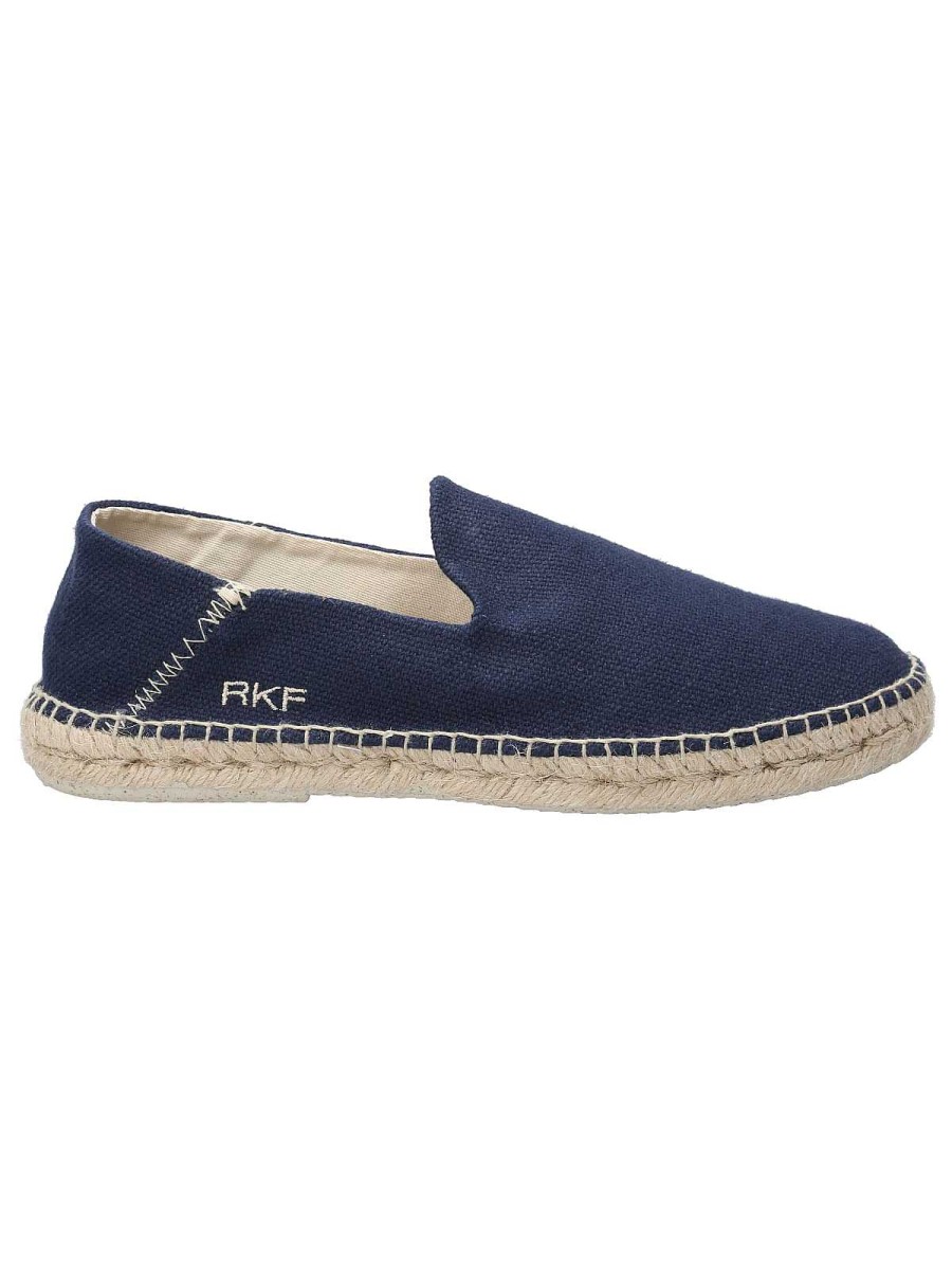 MEN Rockford Espadrilles | Men's Linen Espadrille Javea Blue Rockford Navy