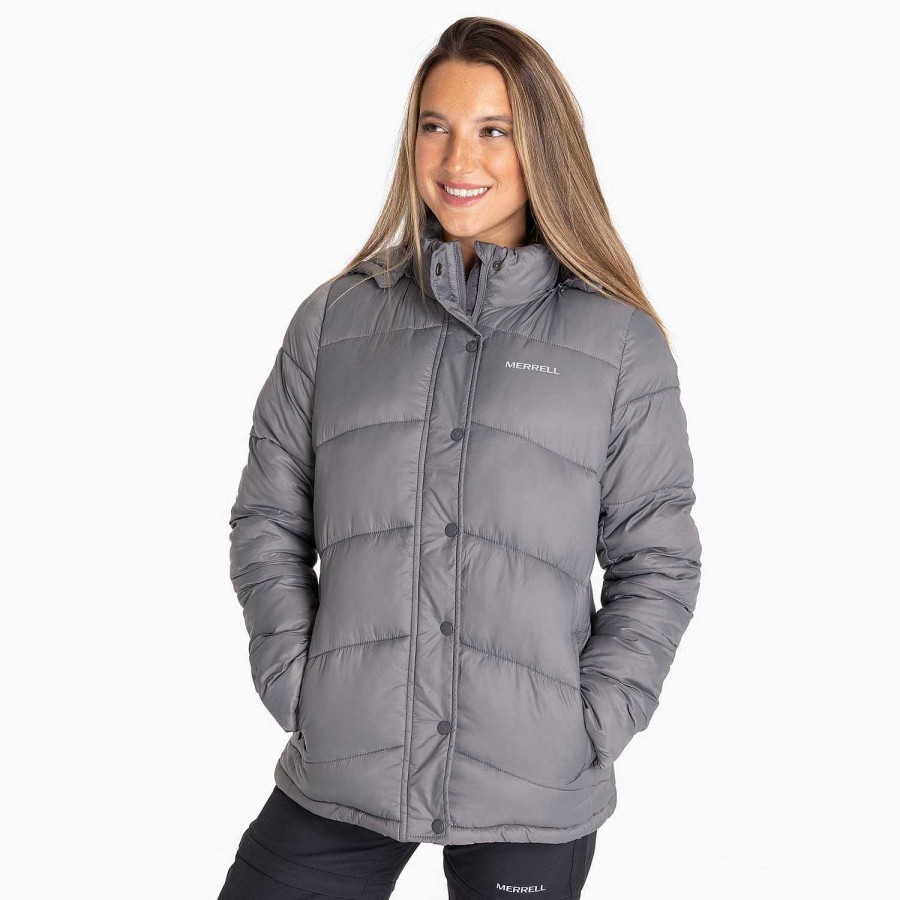 WOMEN Rockford Jackets and Parkas | Franny Women's Parka Charcoal Gray