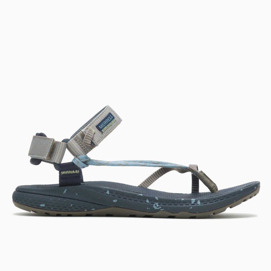 WOMEN Rockford Sandals | Merrell Women's Bravada Cord Wrap Sandal Navy Blue Brindle/Navy