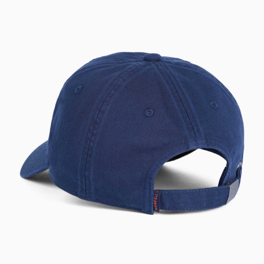 MEN Rockford Caps and JocWholesales | Unisex Mini Arch Dad Jockey Navy Blue Merrell Navy