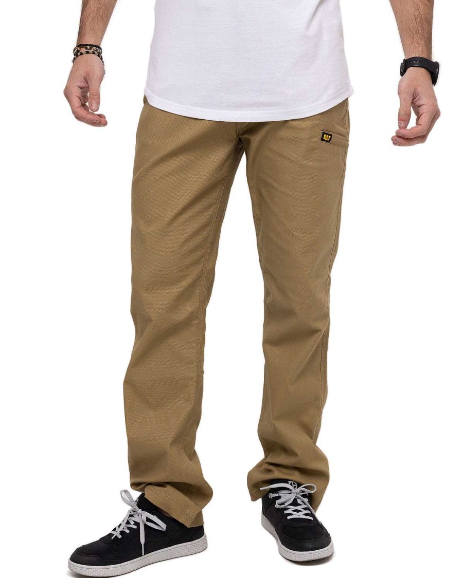 MEN Rockford Pants and Jeans | Men's Casual Pants Canvas Utility Pant Coffee Cat Kelp