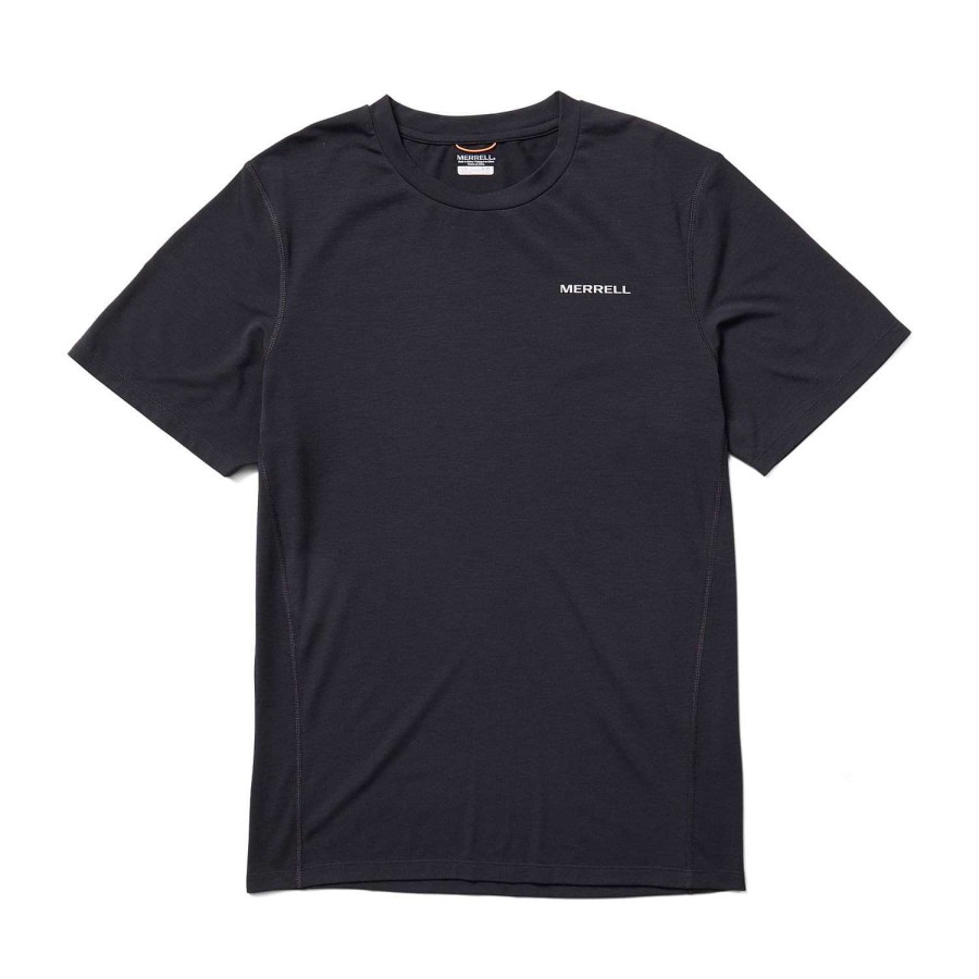 MEN Rockford T-shirts | Men's Tencel T-shirt Black Merrell (010) Black