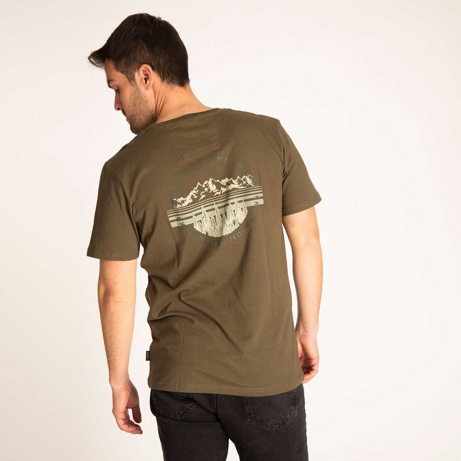 MEN Rockford T-shirts | Merrell Basic Men's T-shirt Olive Night