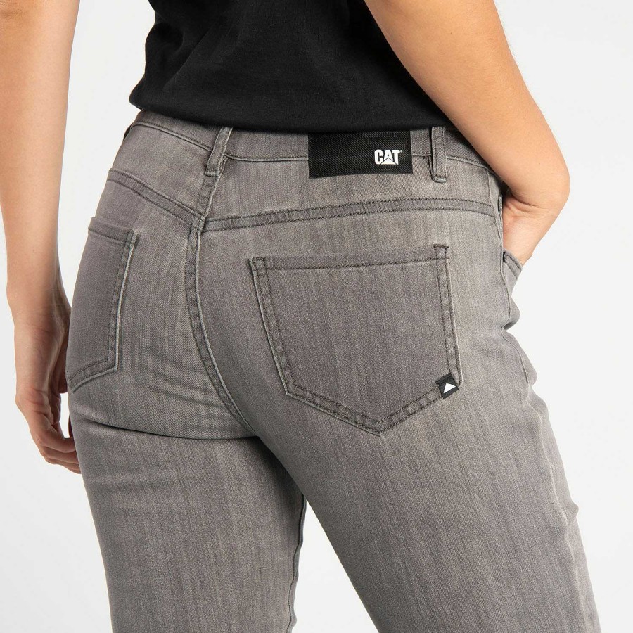 WOMEN Rockford Pants and Jeans | Symbol Skinny Women's Jeans Concrete Stone