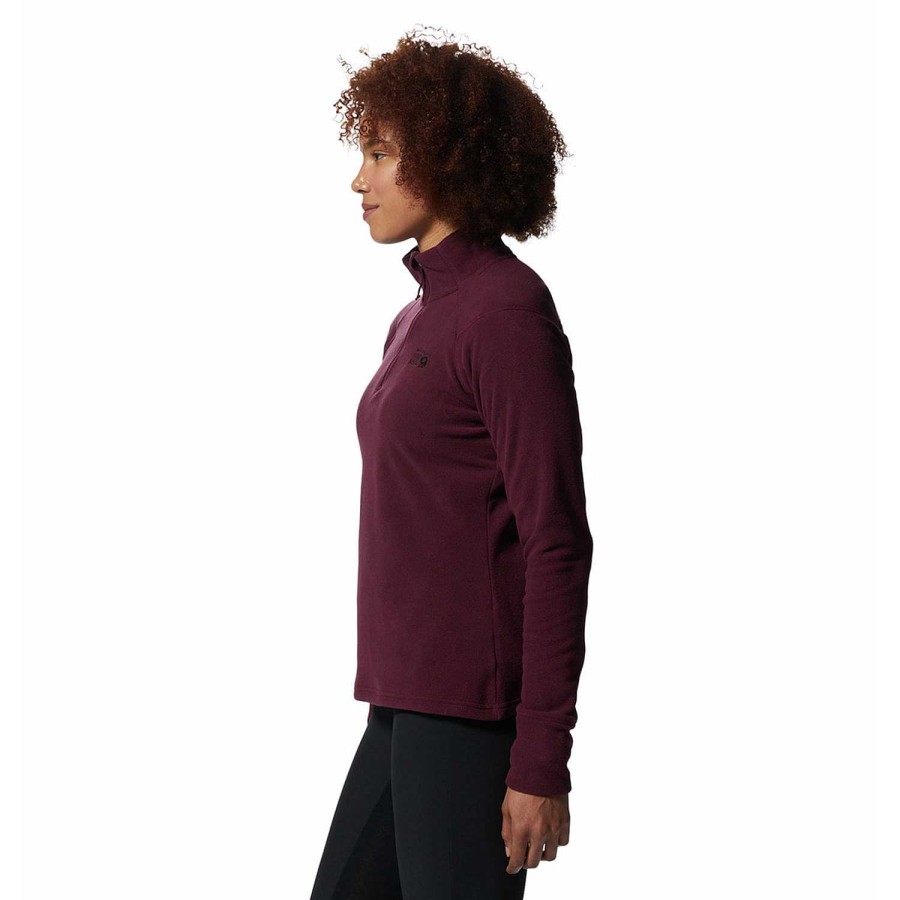 WOMEN Rockford Fleece and Softshells | Microchill 2.0 Zip T (604) Cocoa Red