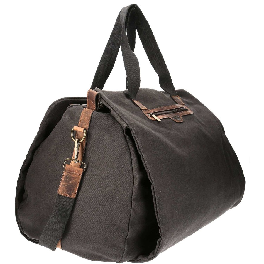 MEN Rockford Briefcases and Backpacks | Rcy Roma Suit Men's Recycled Canvas Bag Gray Rockford Charcoal