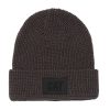 MEN Rockford Caps and JocNews | Casual Unisex Grid Knit Recycled Beanie Gray Cat Magnet