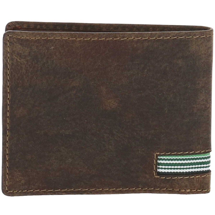 MEN Rockford Wallets | Hu Flag Cafe Rockford Men's Leather Wallet Brown